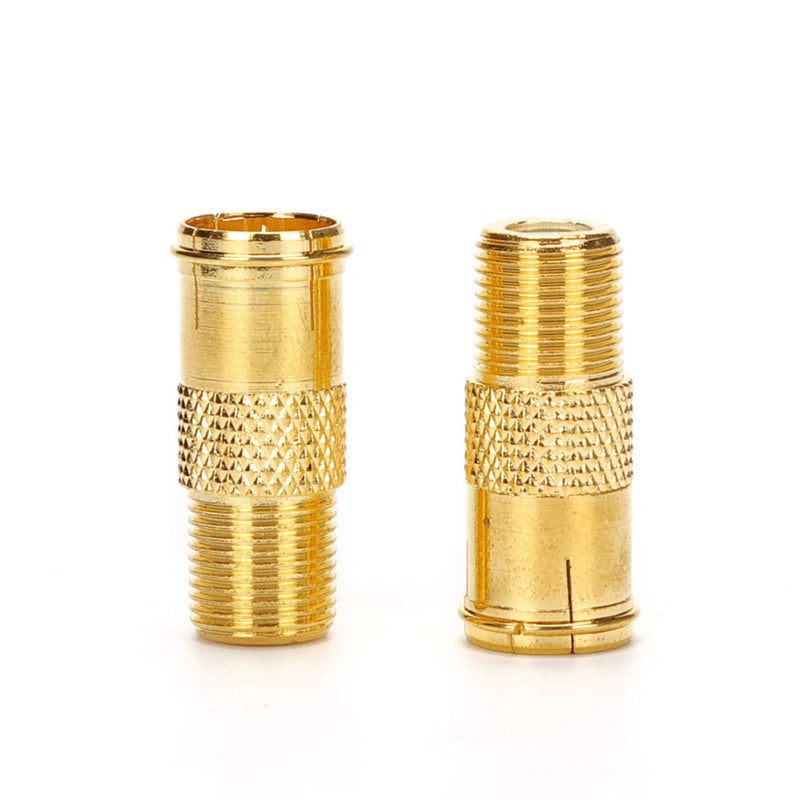 TLS.eagle RG6 Compression F Type Connector Quick Push on Coax Cable Adapter Gold Plated Pack of 5 - Image 5
